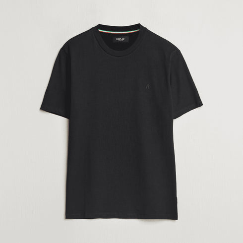 T-shirt girocollo con logo tonale